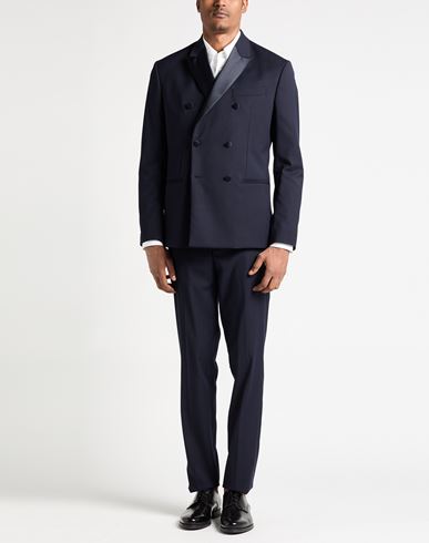 Man Suit Midnight blue Size 42 Polyester, Viscose, Elastane