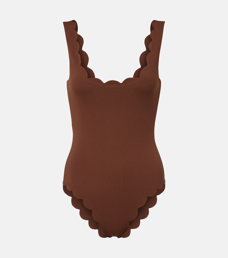 Palm Springs scalloped swimsuit