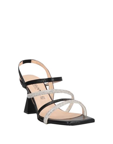 Woman Sandals Black Size 7 Textile fibers