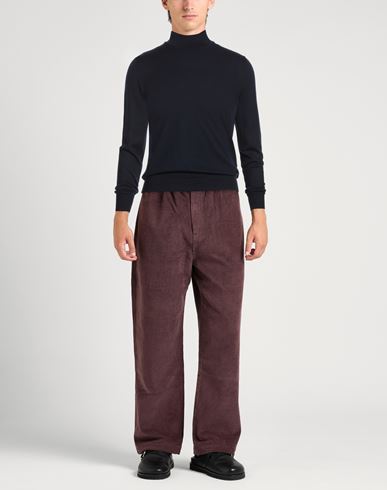 Man Turtleneck Midnight blue Size 34 Virgin Wool