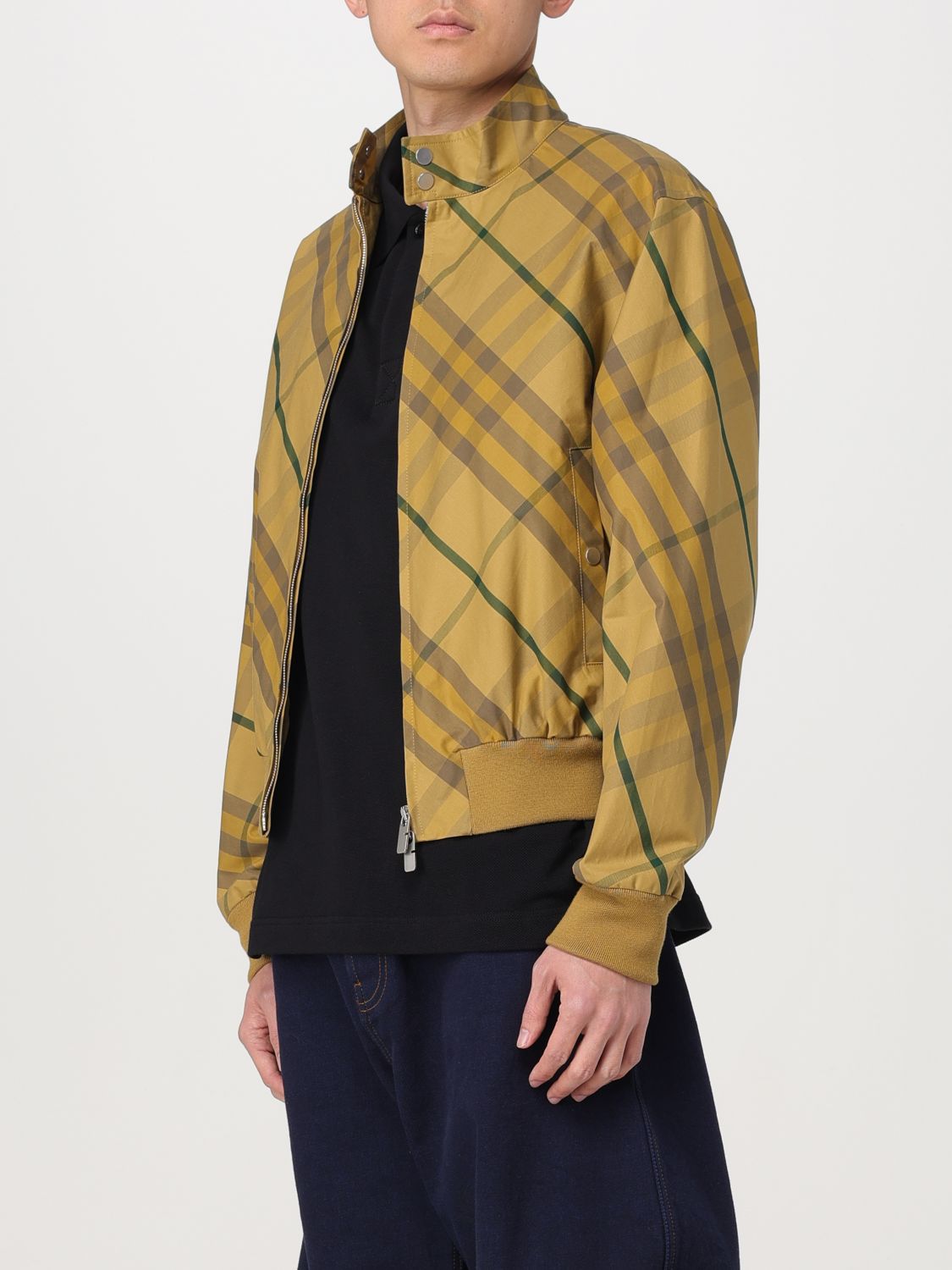 Coat Men color Yellow