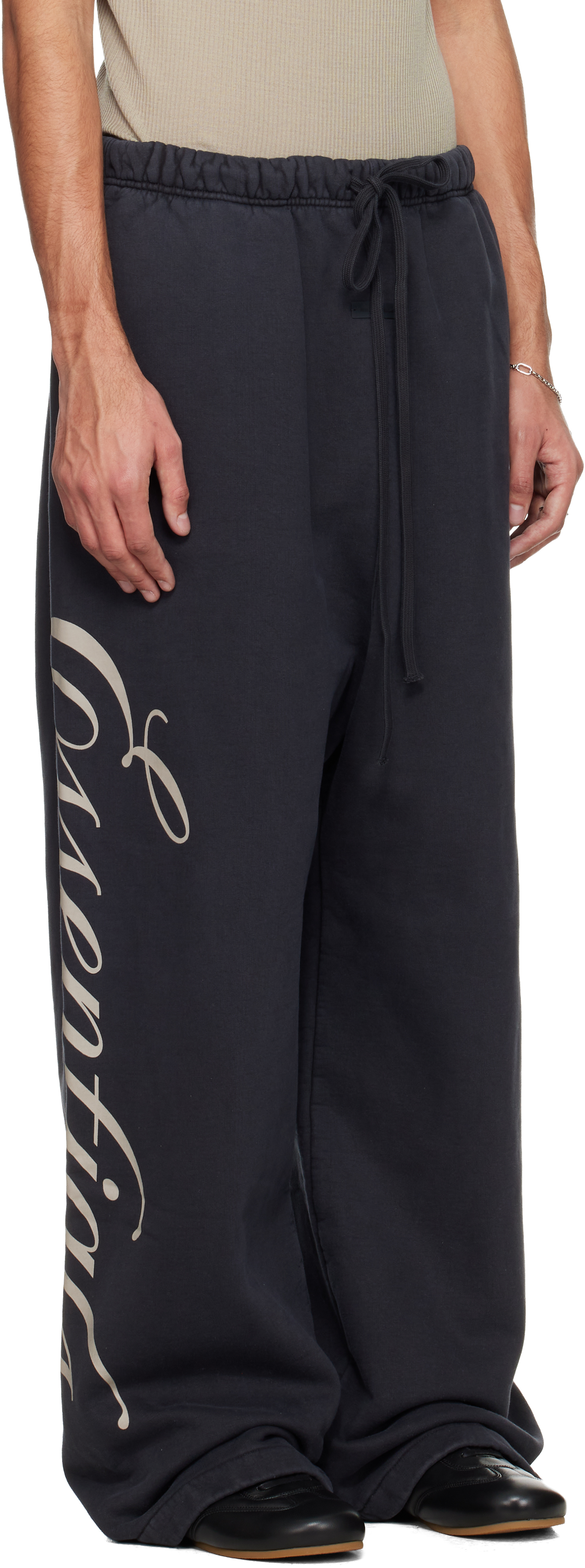Black Holiday Heavy Fleece Lounge Sweatpants