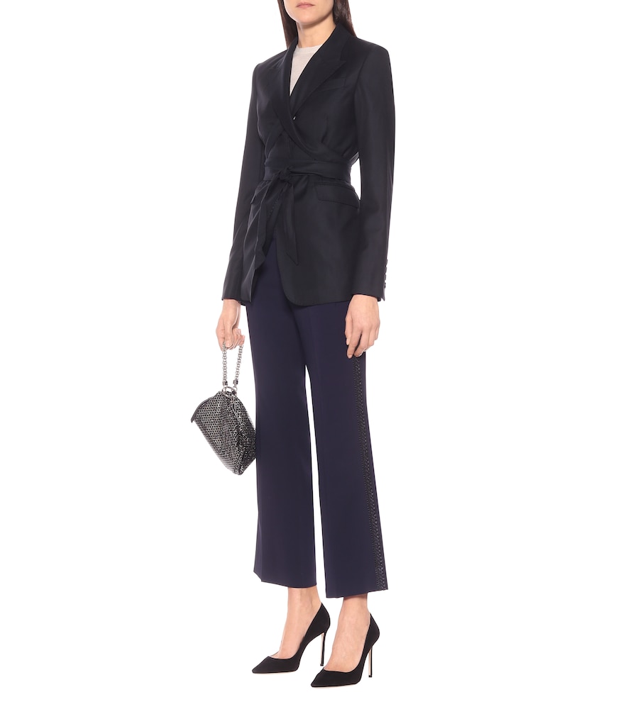 Romy 100 suede pumps