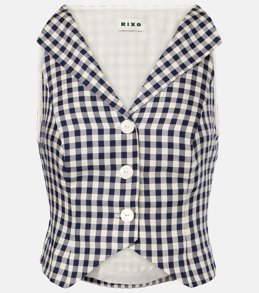 Tiggy checked vest