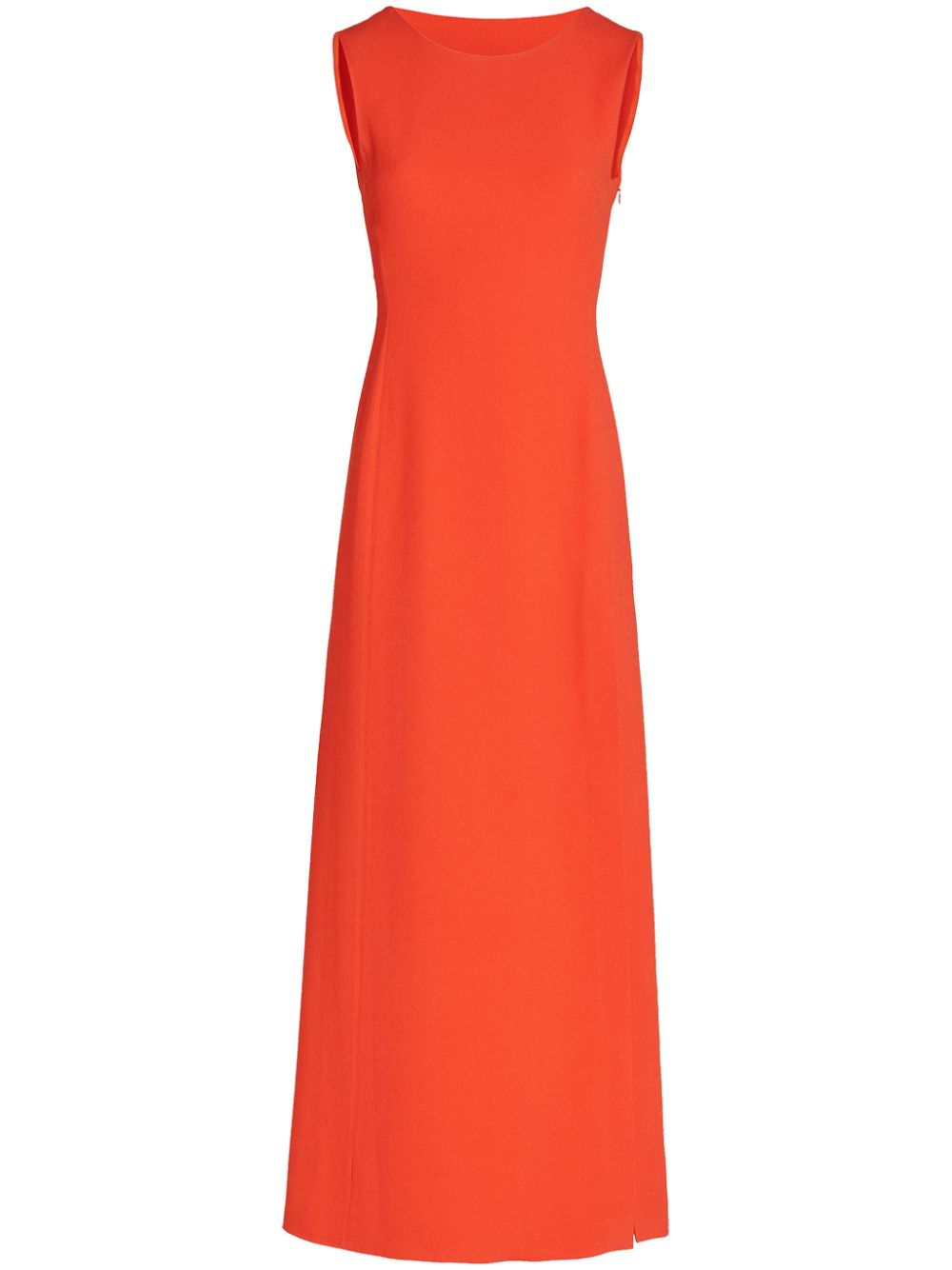 Crepe maxi dress - Red