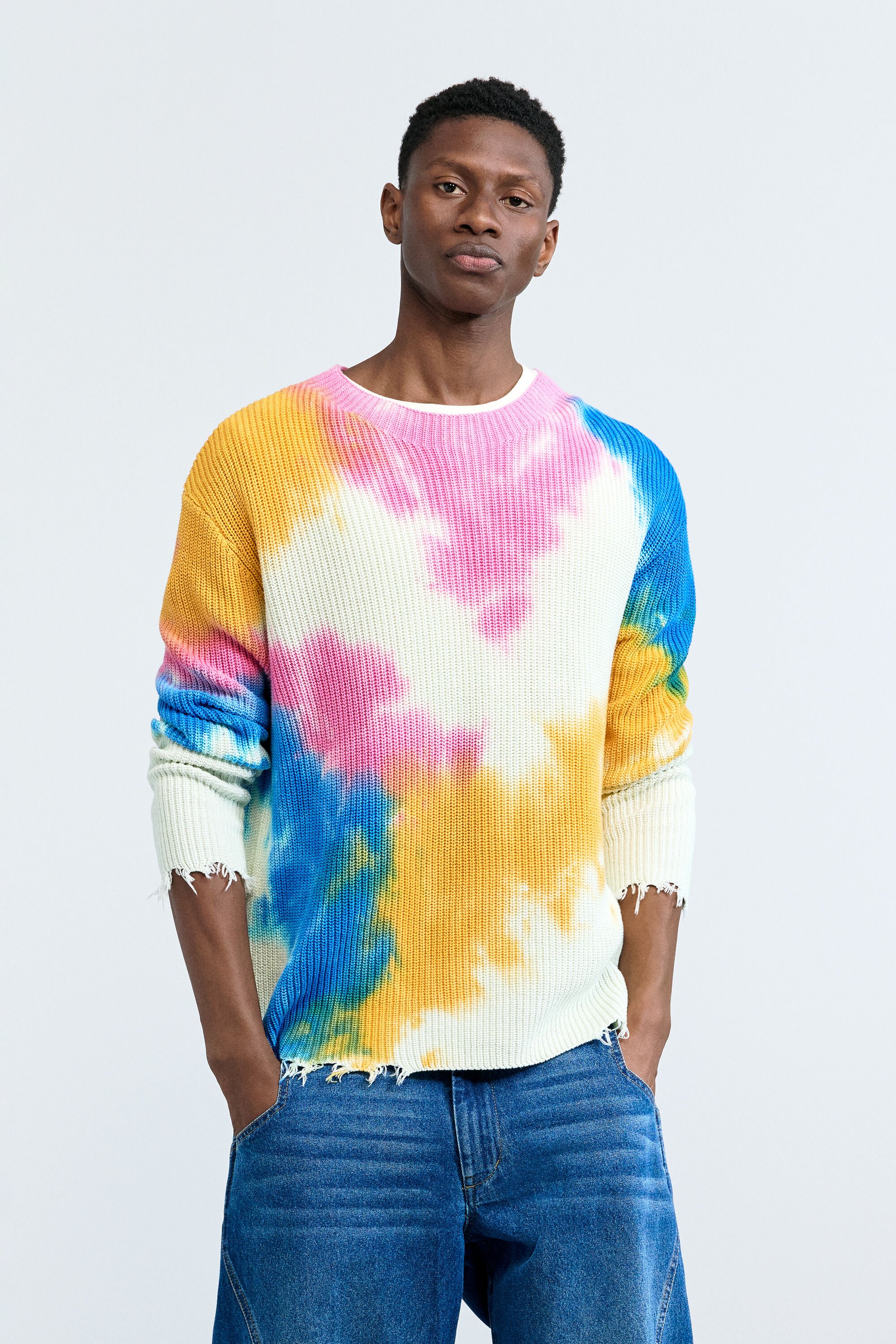 Tie-dye sweater