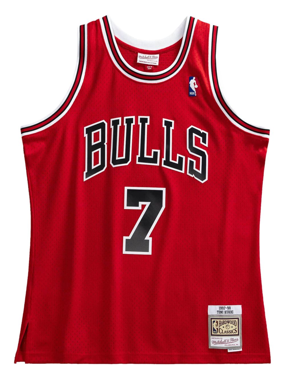 X NBA Bulls 97 Toni Kukoc Swingman tank top - Red