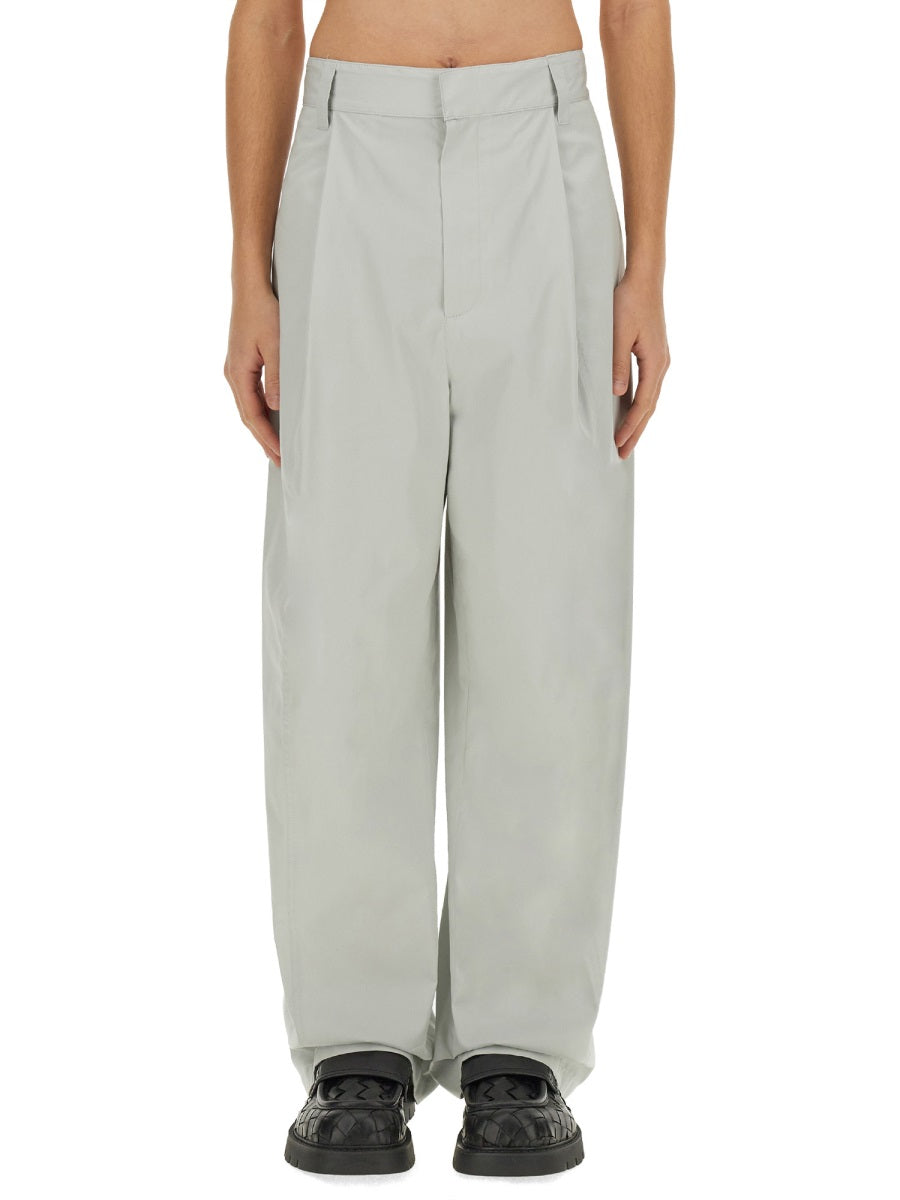 Cotton-silk Trousers