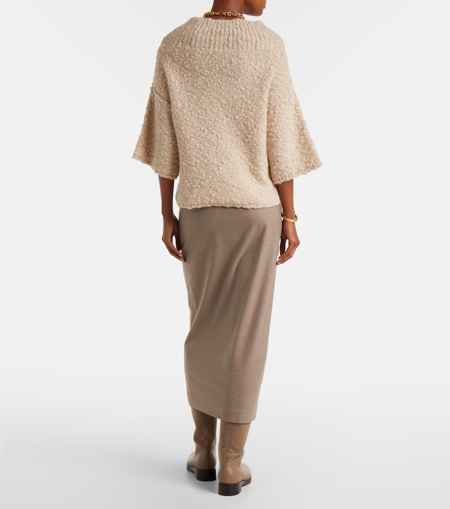 Eccelso alpaca and wool-blend sweater