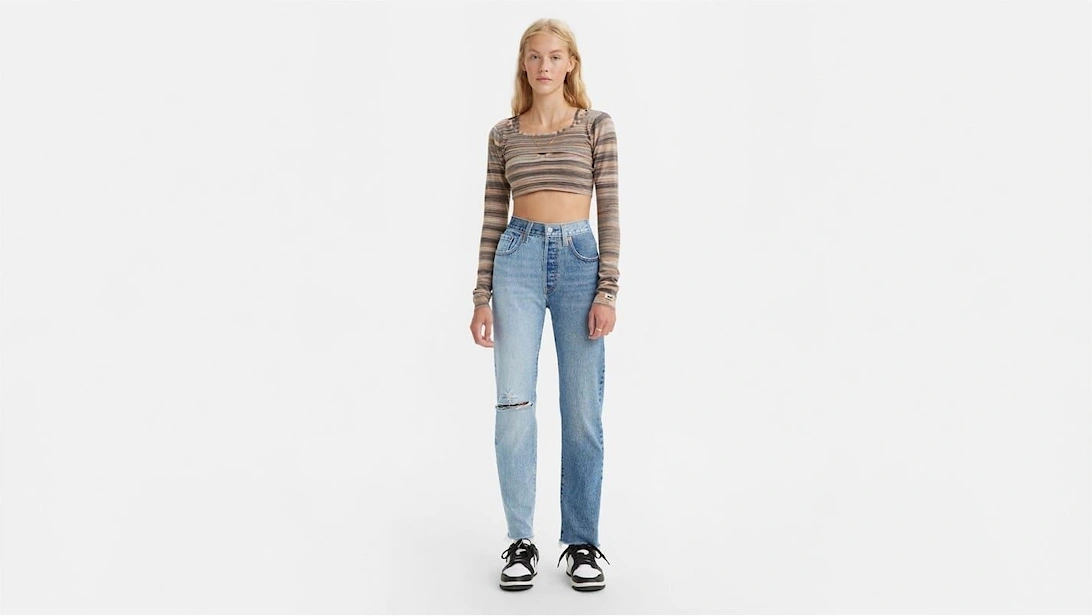 Women's 501 Original Two Tone Jeans - Two Tone Indigo