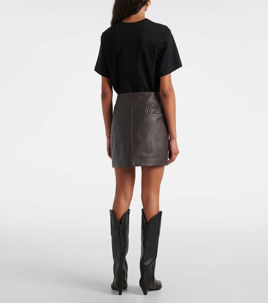 Blazé Milano Coci leather miniskirt