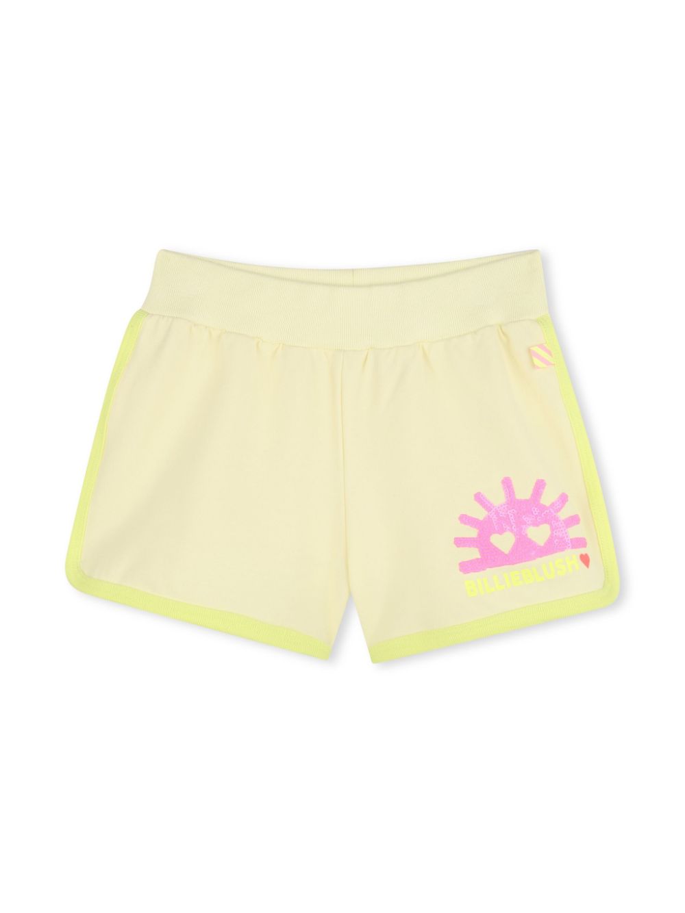 Sun-print shorts - Yellow
