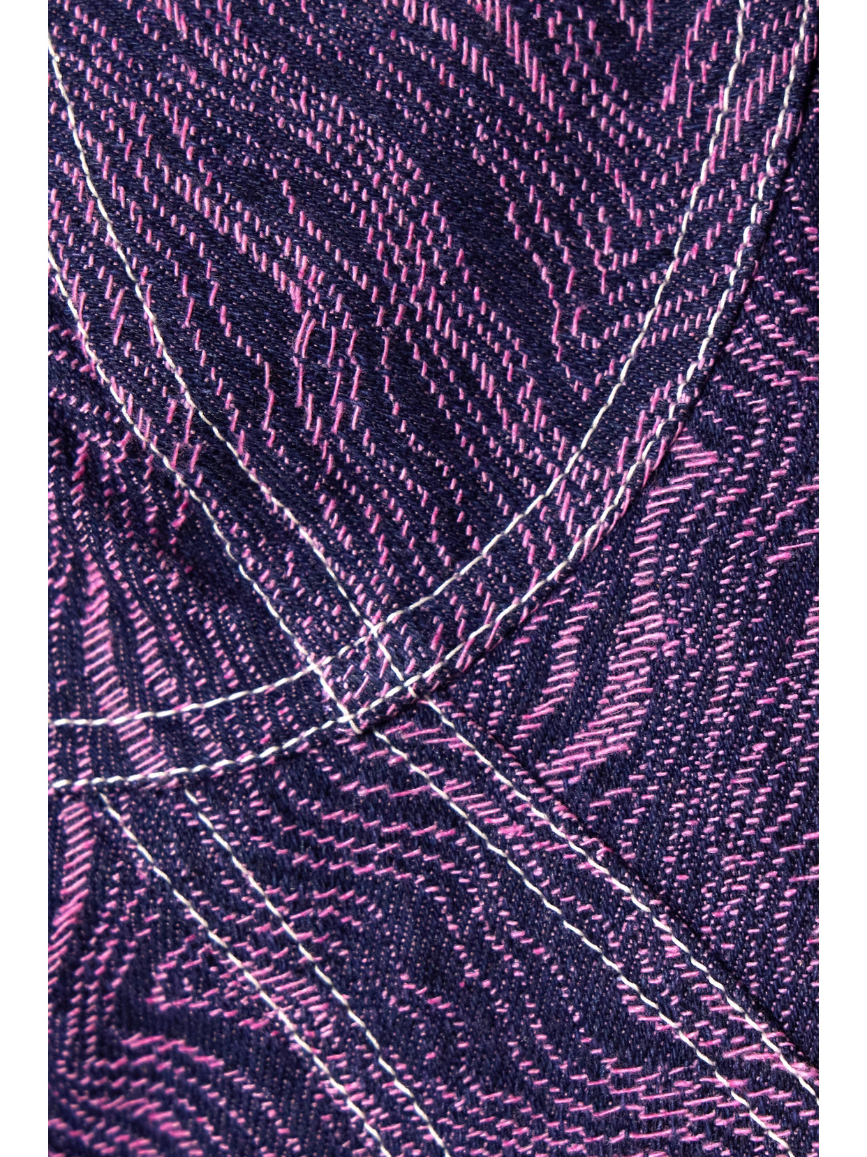 + The Vanguard Strapless Denim-jacquard Bodysuit - Purple
