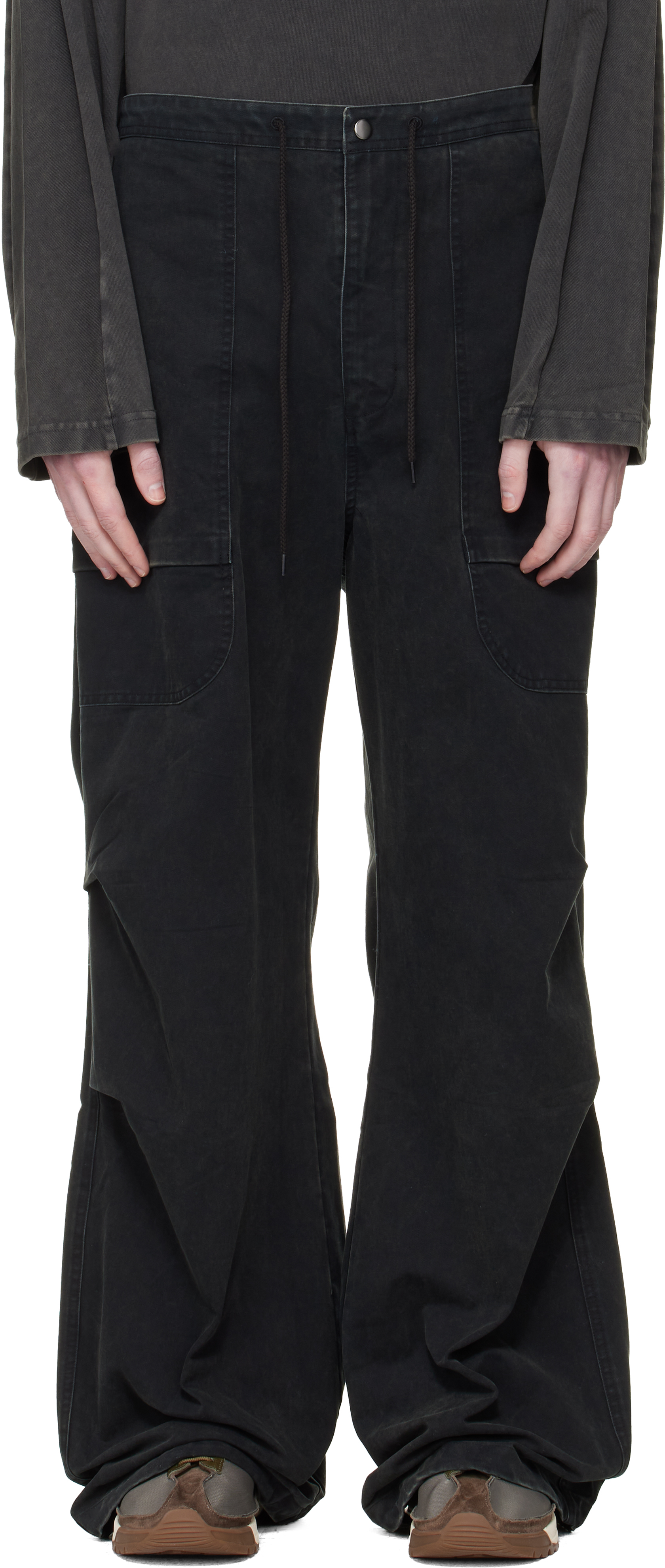 Black Barren Cargo Pants