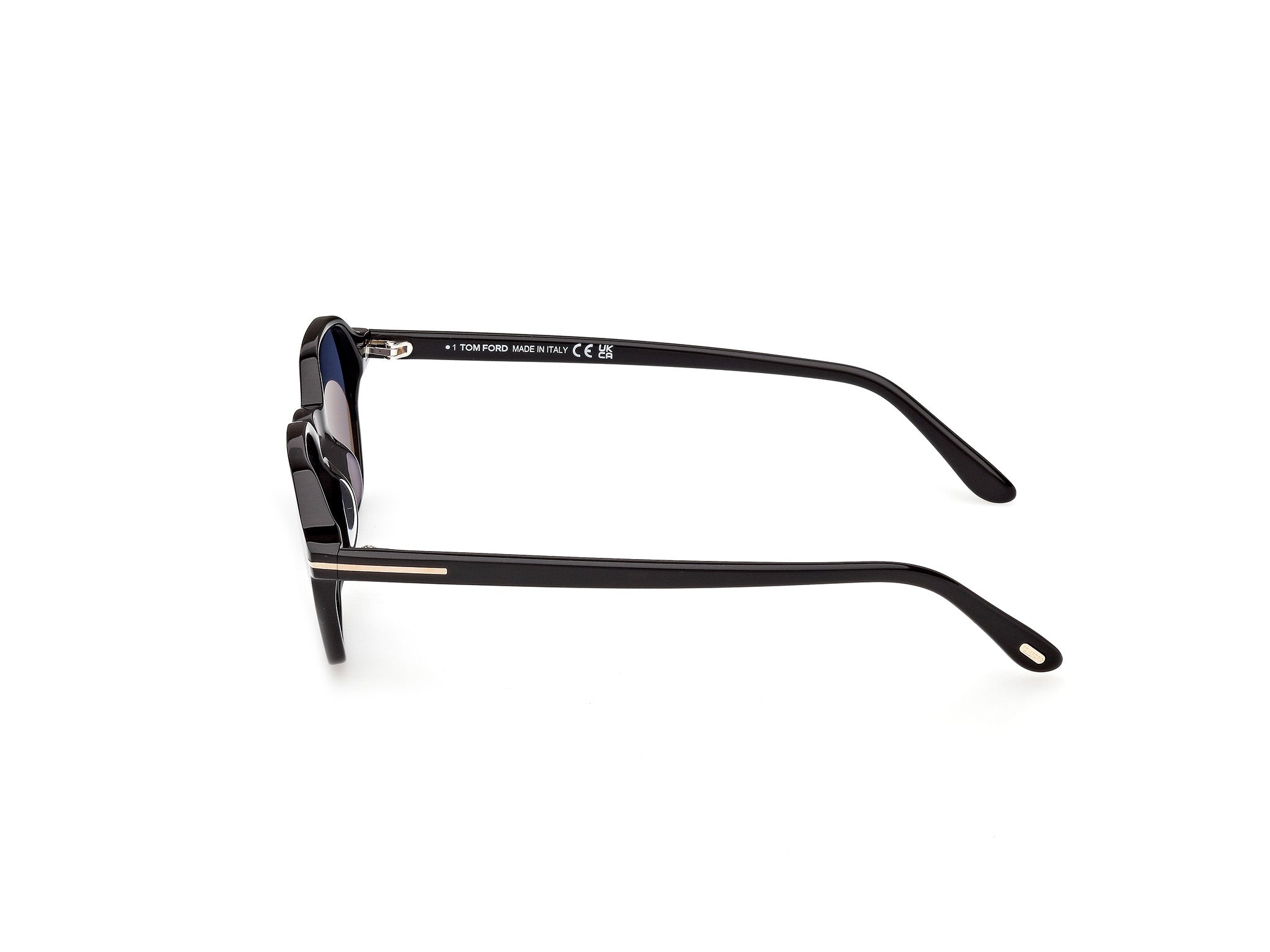 TOM FORD Man TOM FORD FT1301 JOEY-02 01V Sunglasses Acetate Black Blue Geometric Norma