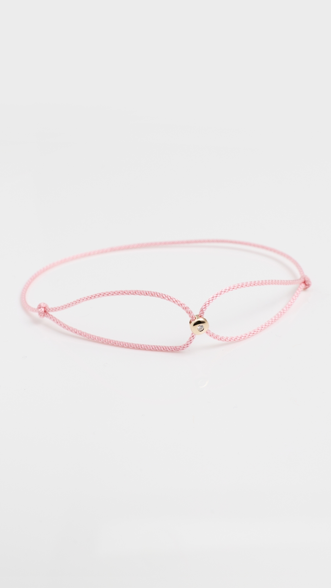 14k Diamond Dot Cord Bracelet Petal One Size