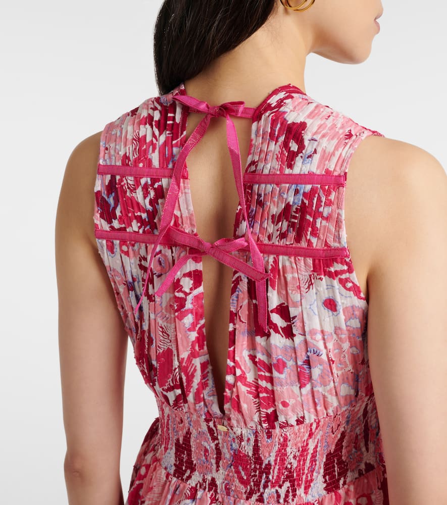 Poupette St Barth Chiara floral cotton maxi dress