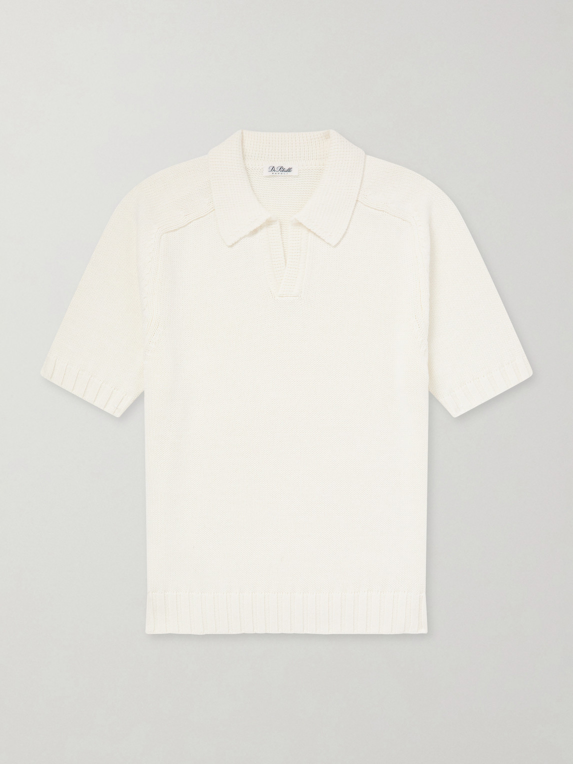 Knitted Cotton Polo Shirt