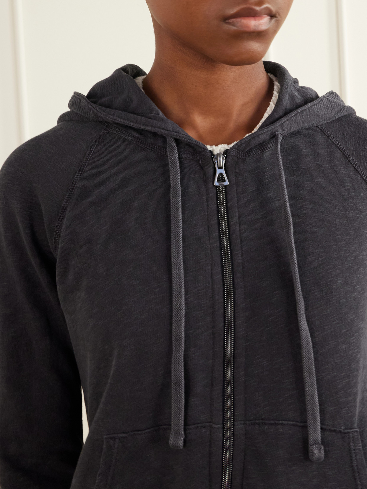 French Cotton-terry Hoodie - Unknown