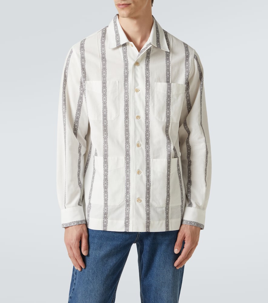 Striped cotton shirt