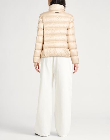 Woman Puffer Beige Size 6 Nylon