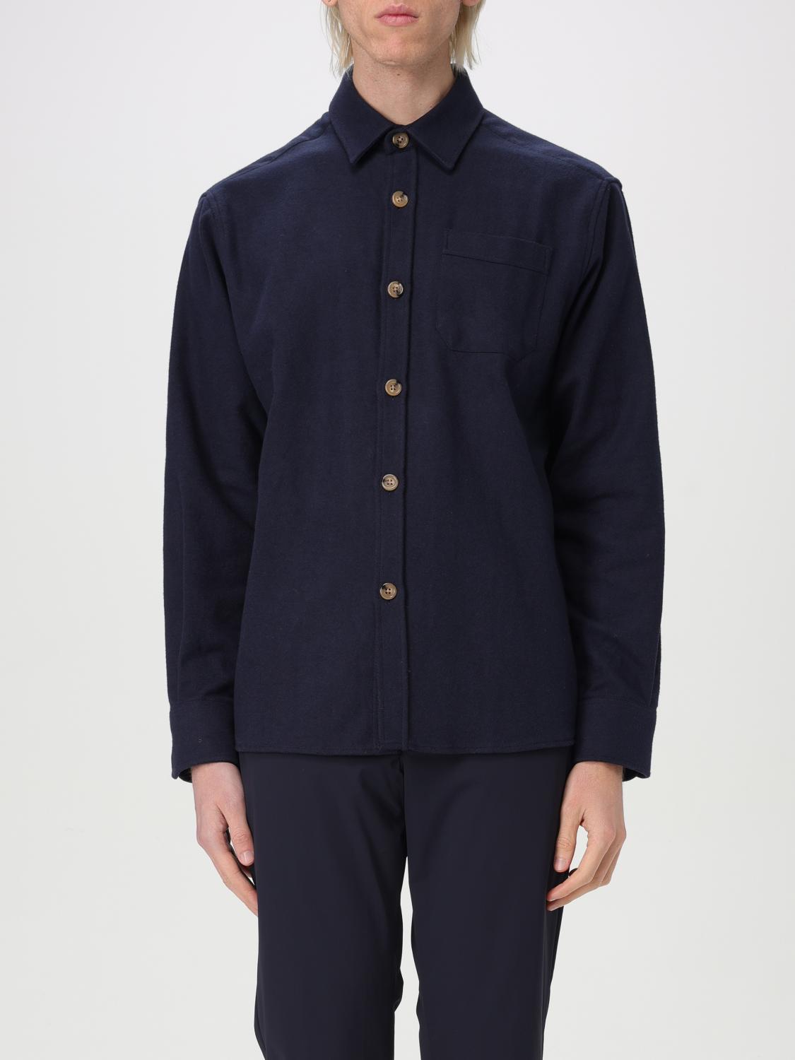 Lodge shirt jacket - Blue
