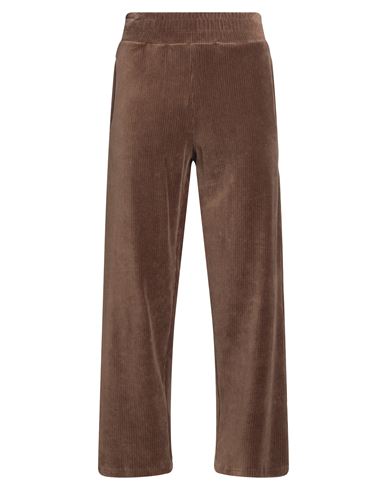 Man Pants Brown Size M Cotton, Elastane