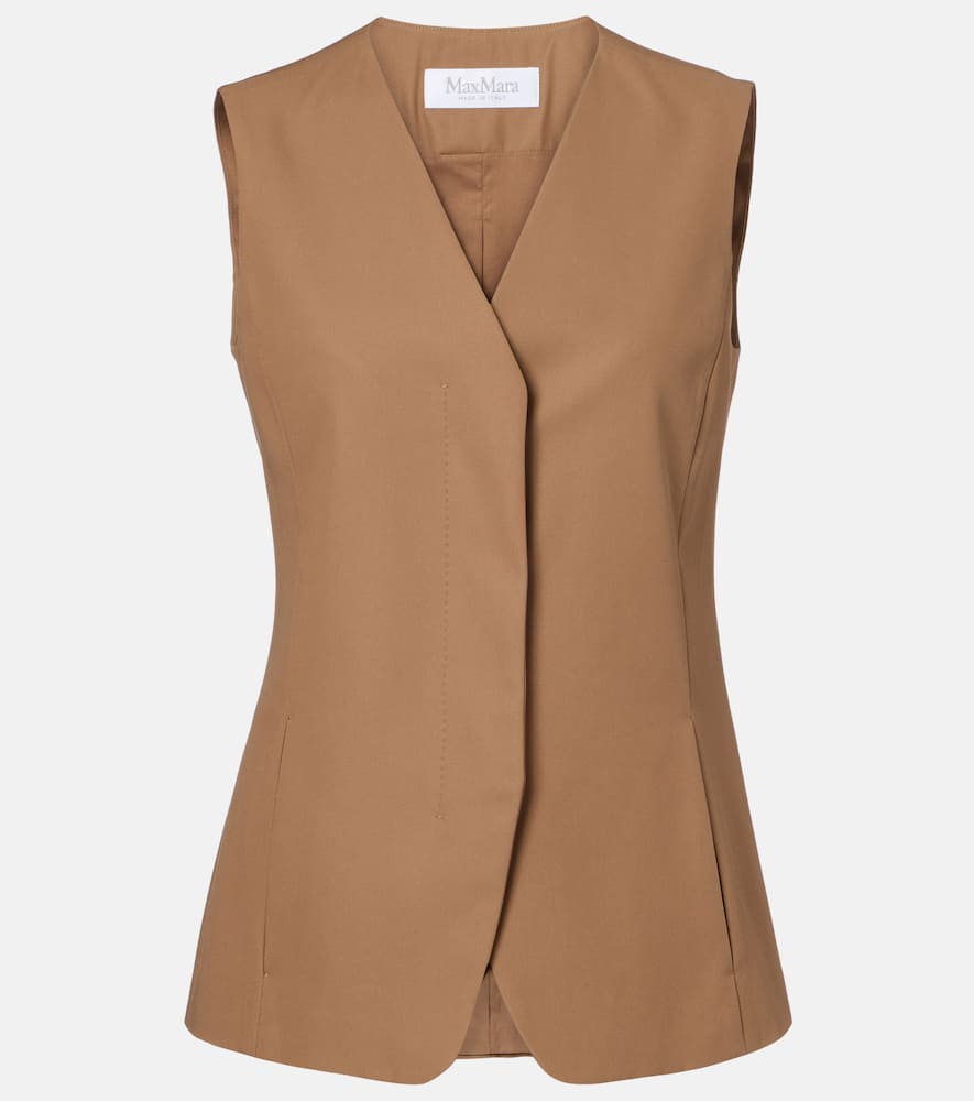 Cotton twill vest