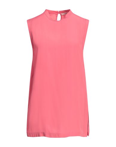 Malìparmi Woman Top Magenta Size 4 Acetate, Silk