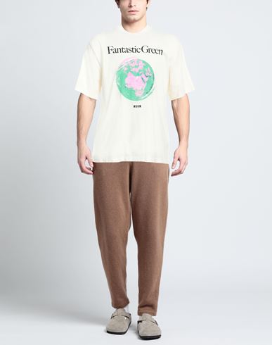 Man T-shirt Cream