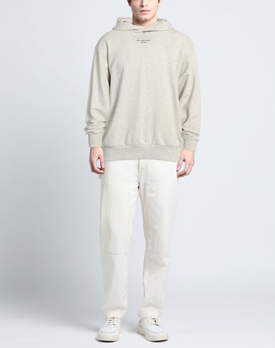 Drôle De Monsieur Man Sweatshirt Beige Size S Cotton