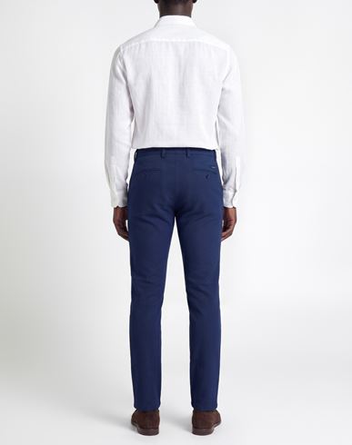 Man Pants Bright blue Size 31 Cotton, Elastane