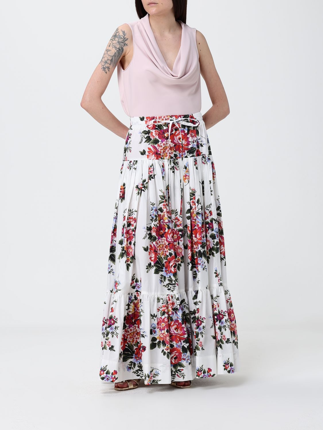 Skirt Woman color White