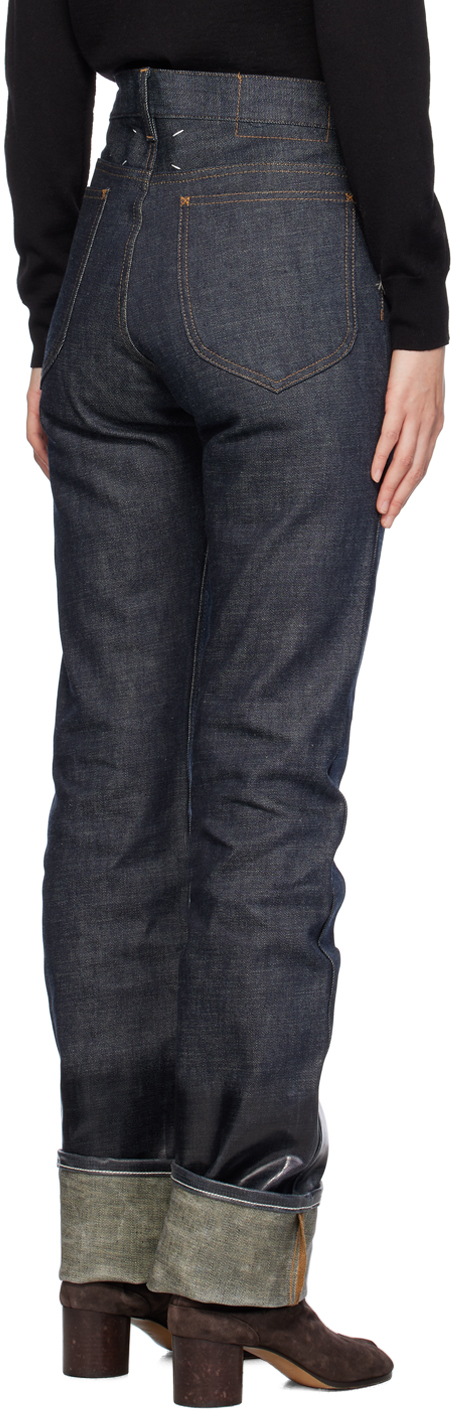 Maison Margiela Indigo Lacquered Jeans