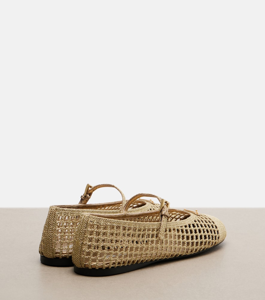 Crochet Mary Jane flats