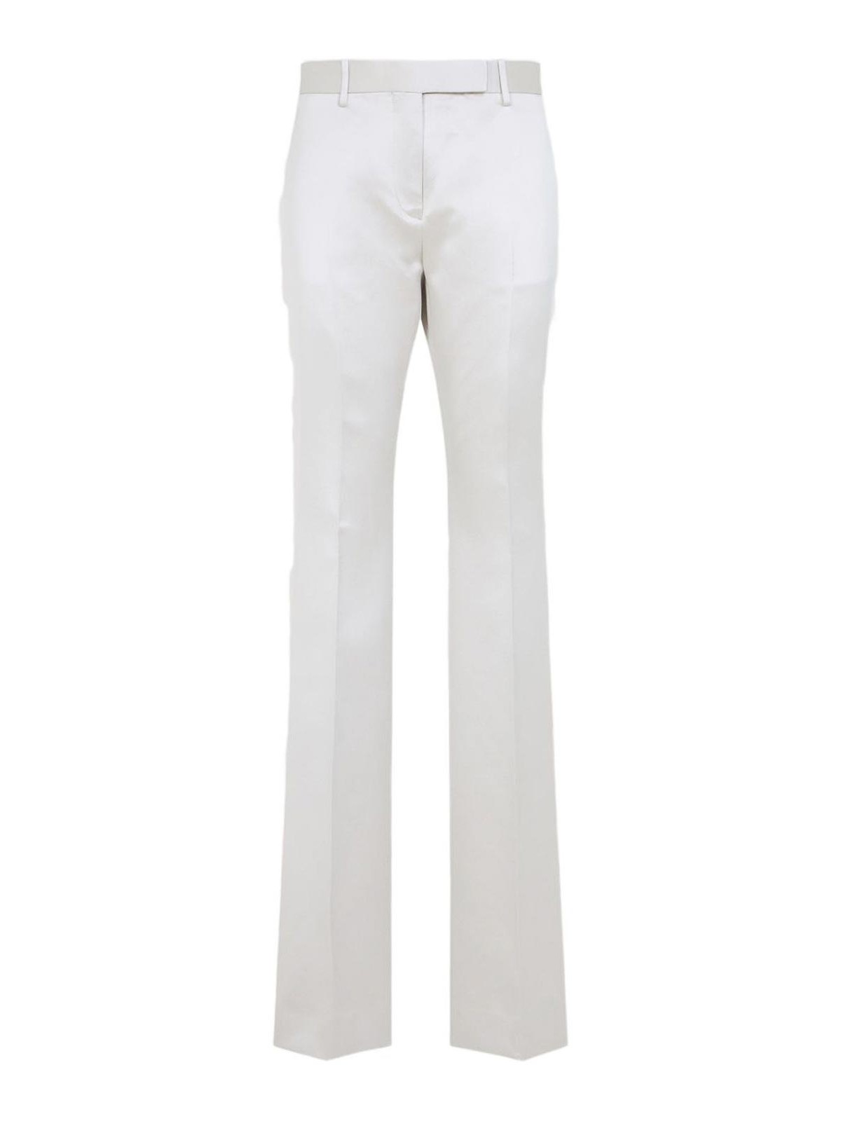 Cotton And Silk Blend Trousers