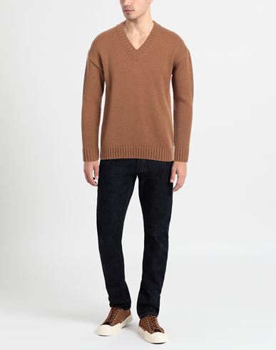 Hinnominate Man Sweater Brown Size L Wool, Acrylic