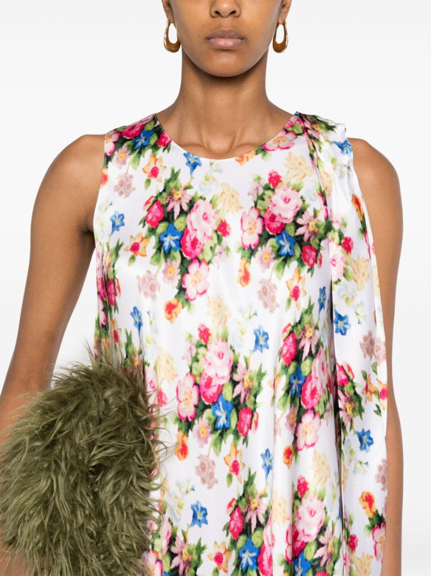 Silk Asymmetric Dress