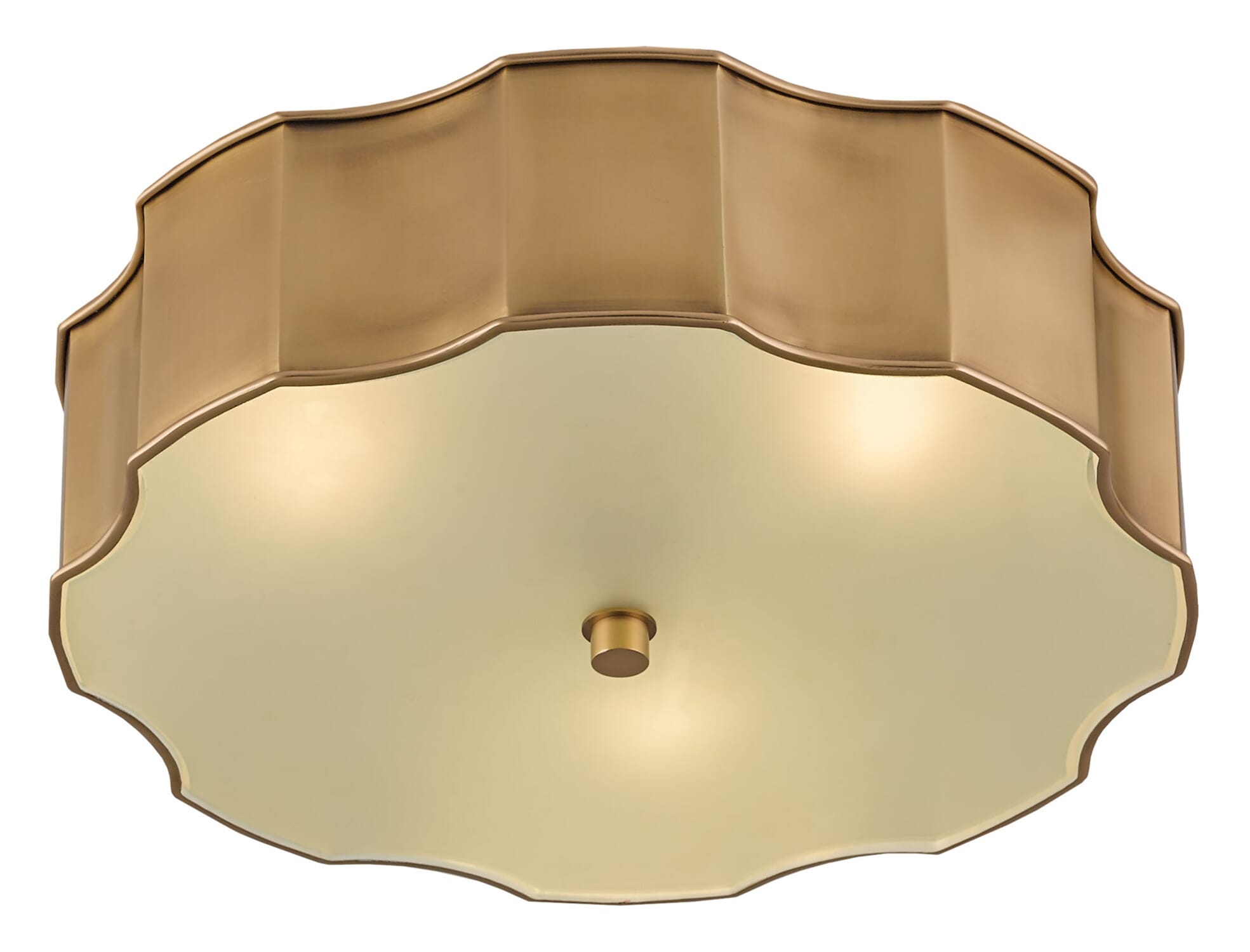 Wexford Ceiling Light in Antique Bra