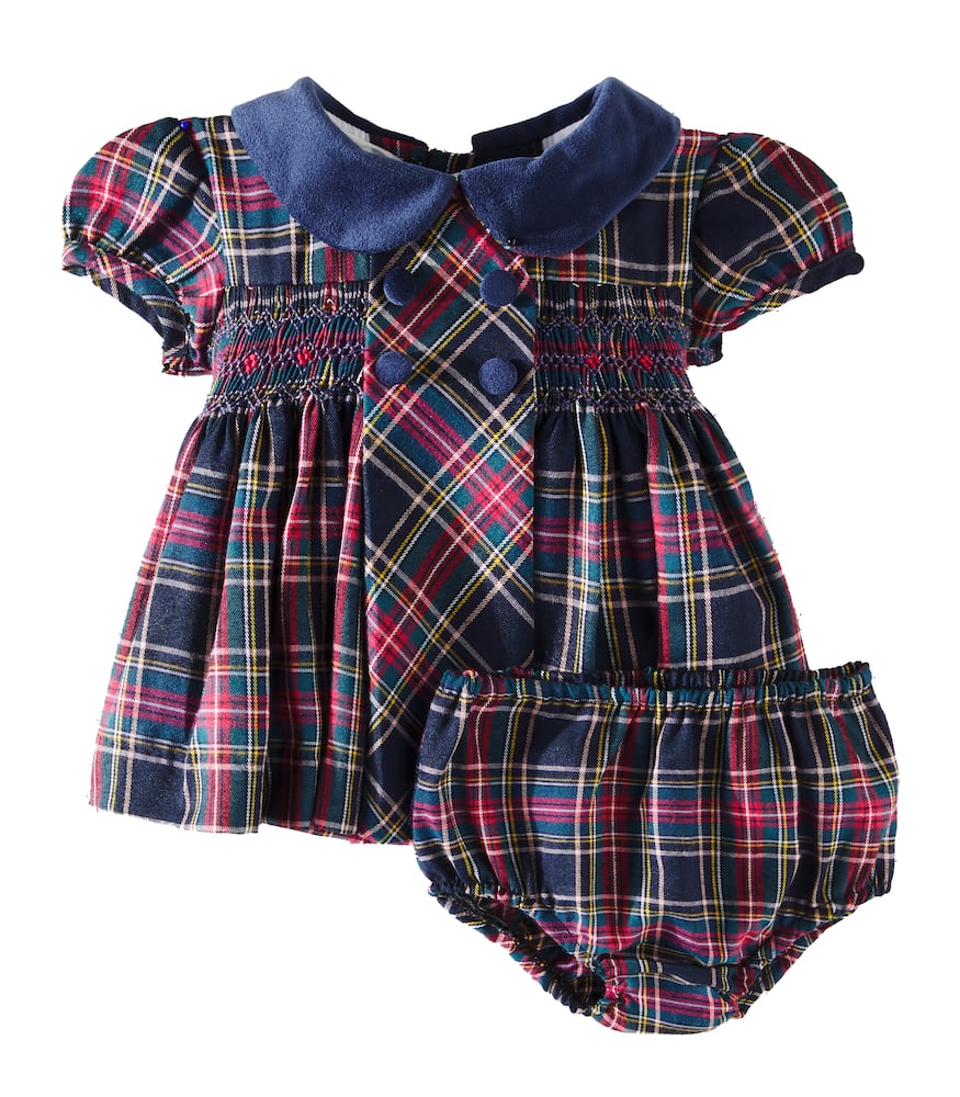 Baby Arcadia cotton-blend dress and bloomers set