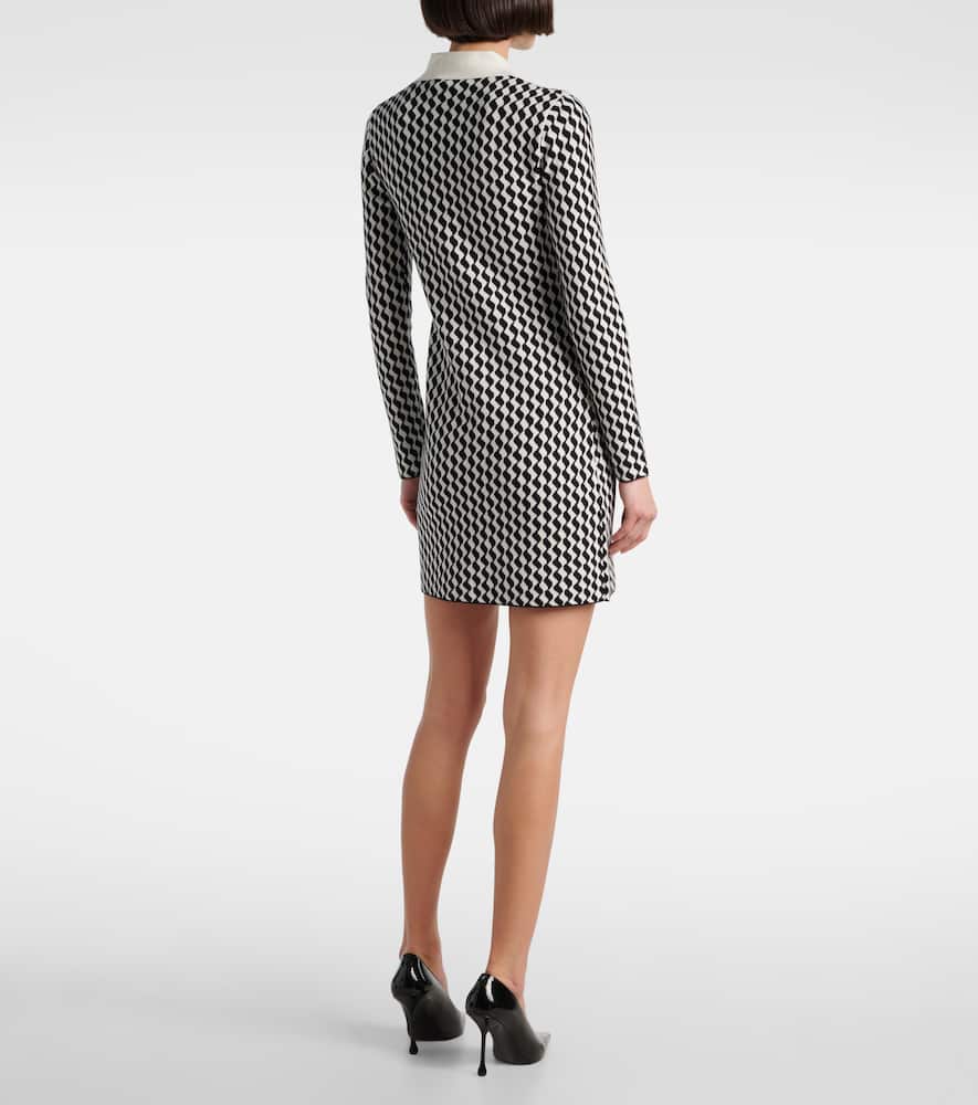 Cotton-blend minidress