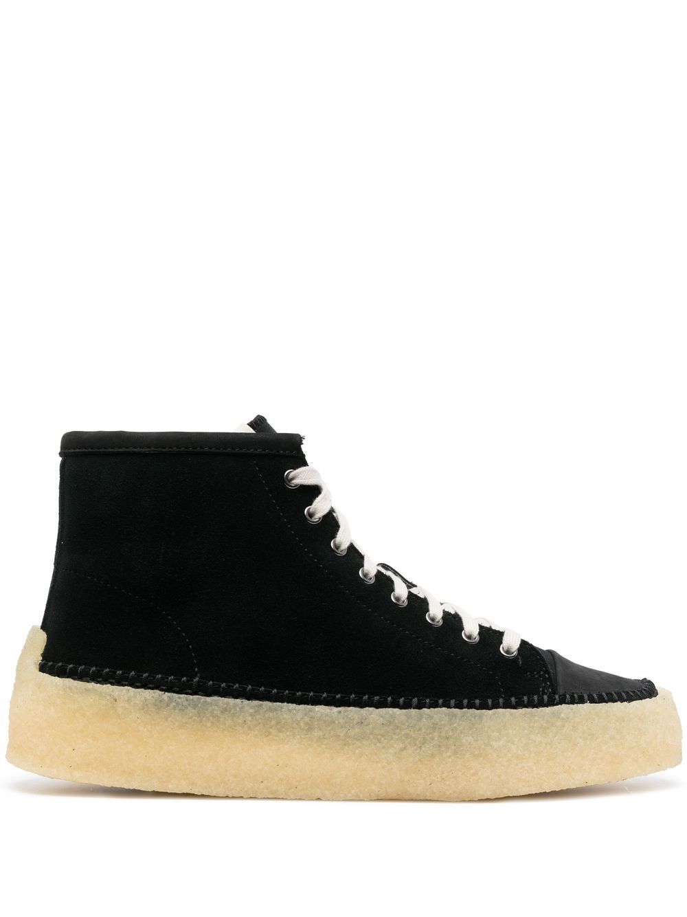 Lace-up high-top sneakers - Black