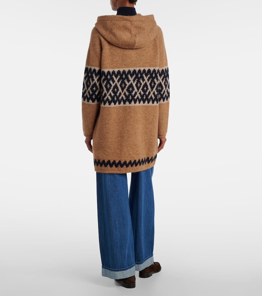 Moscova mohair and wool-blend cardigan