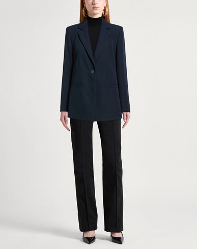 Woman Blazer Midnight blue Size 4 Polyester