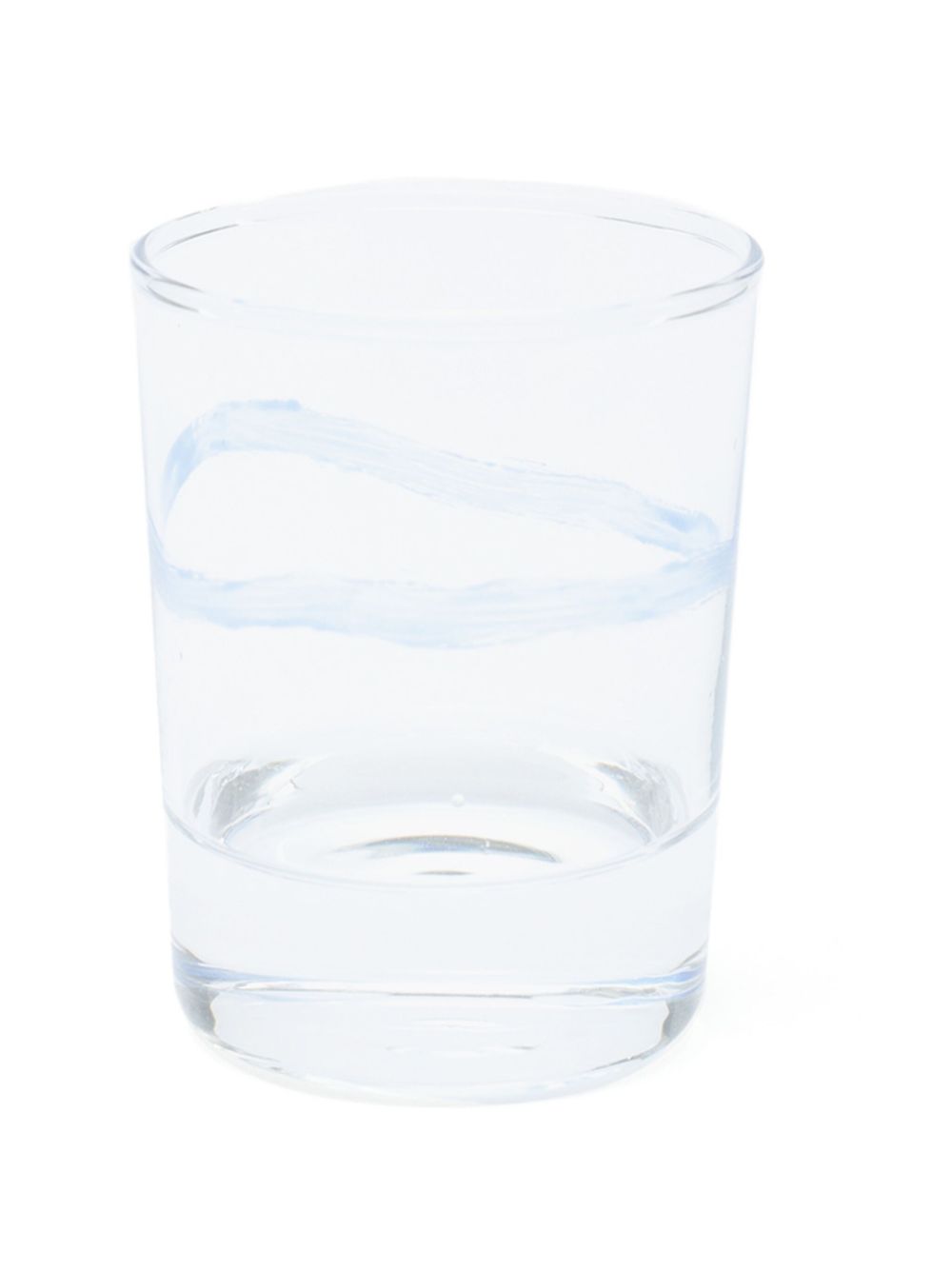 Soft Serve line-pattern glasses (set of 4) - White