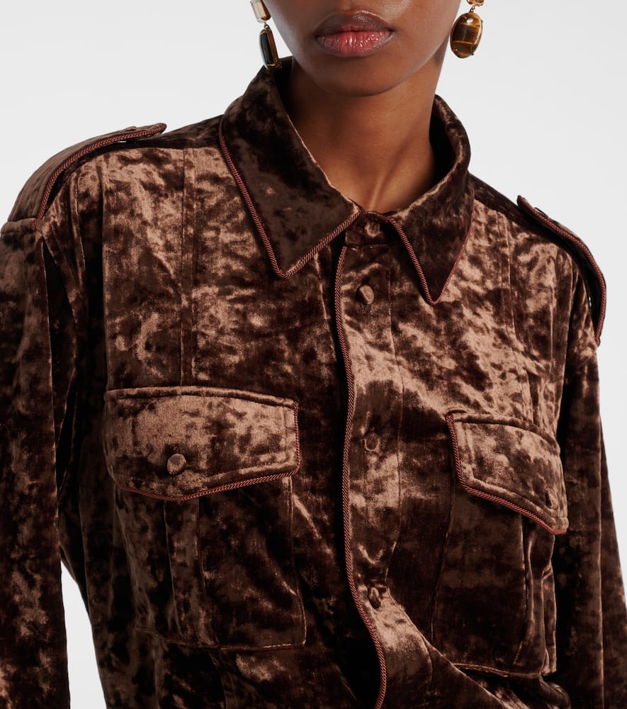 Velvet shirt