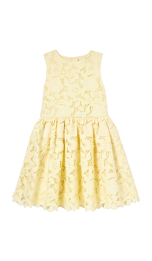 Self-portrait Kids Sleeveless Lace Dress in Yellow. 4/5T also /6T, 6/7