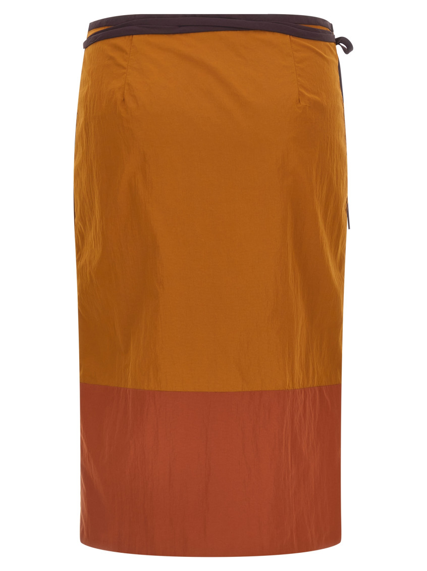 Nylon Pencil Skirt