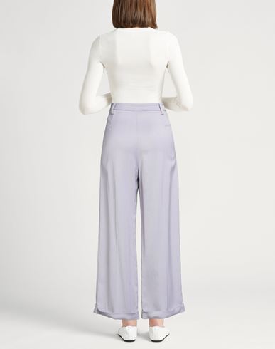 Forte_forte Woman Pants Lilac Size 2 Viscose, Virgin Wool