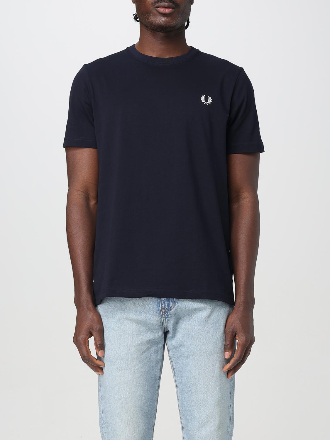 T-Shirt FRED PERRY Men color Blue 1